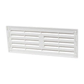 Timloc 9x3 Plastic Internal Louvre Grille Vent White